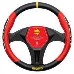 Housse de volant - momo - 38.5 cm - Rouge - PVC - Voiture