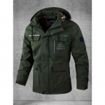 Meeste Softshell jope, kevad- ja s&uuml;gisene mitme taskuga kapuutsiga jope, vee- ja tuulekindel v&auml;lijope matkamiseks ja telkimiseks 4XL armee roheline v&auml;rv