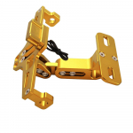 Motorcycle License Number Plate Frame Holder Bracket Adjustable LED Light FOR HONDA SH300 SH 300 sh300i sh 300