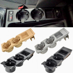 51168217953 auto keskkonsooli veetassi hoidja joogipudeli hoidja m&uuml;ndialus BMW 3. seeria E46 323i 318I 320I jaoks Black SET