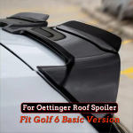 Oettingeri katusespoileri pikenduste klappide jaoks tagatiiva tiivad sobivad Golf 6 Basic 2009-2013 kohandatud korpuse komplekti l&auml;ikega must h&auml;&auml;lestus Gloss Black