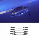Carbon fiber Exterior Door Handle Cover Trim Sticker For Subaru Crosstrek 2024+