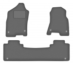 Dywaniki samochodowe welurowe grafitowe do: Dodge RAM 1500 Quad Cab (2019-2024)
