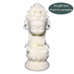 Vaigust valmistatud Guanyini bodhisattva figuur K&auml;sitsi valmistatud kunstiskulptuur Hiina budistlikud kujud Kodu Tuba Kontor Auto Feng Shui kuju