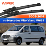 Mercedes Benz Vito Viano W639 2006 - 2014 jaoks Kojamees LHD Esikojameeste terad Tuuleklaasi Klaasipuhastusharjad 28 +26 Mercedes