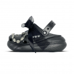Crocs Classic Crush EVA Tume &Ouml;&ouml; Gooti Gootiline Vibu Moodsad Augud Kingad Naiste Must 34-35 must
