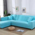 &Uuml;hev&auml;rvilised nurgadiivani katted Diivani katted Elastne materjal Diivanikaitse lemmikloomadele Chaise Longue kate L-kujuline diivanitool 1pc 1-Seat 90-140cm