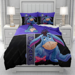 Winnie Puhh Eeyore Tekikate mehed naised/Lapsed KID Tr&uuml;kitud Disney multifilm Voodipesu komplekt Tekk Voodi Pehme dropshipping 135x200cm 3pcs
