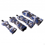 4X Covers 1 3 5 UT Driver Wood Clubs for head - Camo Blue Camo Blue