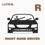 LUTEHIL's Silicone Front Wiper Set For Mitsubishi Lancer 2003 - 2007 2004 2005 2006 coated windshield wiper blade 24 +18 Right hand drive