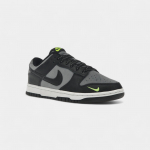 Nike Dunk Low Black Cool Gray Volt Mini Swoosh Swoosh Sneakers 47 must