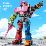 2025 Uus 2503 tk Fortnite Mecha Team Leader 77078 ehitusklotsid Tegevusrobot Mudel M&auml;nguasjad P&uuml;hadeks S&uuml;nnip&auml;evaks J&otilde;ulukingitusteks