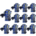 11 tk UUT R&Uuml;&Uuml;TLID S&Otilde;JAINGLID ULTRAMARINES TEMPLARID S&Otilde;DURID Mini Tegevuskujud Mudel Laste M&auml;nguasjad Kingitus gray