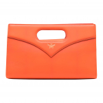 MCM Kuldplaatidega Messingist Aksessuaarid Reljeefse Nahaga Crossbody &Otilde;la K&auml;ekott V&auml;ikesed Naiste k&auml;ekotid Oranž MWRESAK03OQ001 Basic Set (Bag+Dust Bag)