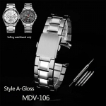 22mm roostevabast terasest k&otilde;verate otstega kellarihm Casio rihma MDV-106 k&auml;ev&otilde;ru MDV106 Swordfish MTP-1374 MTP-1375 meeste kellarihma jaoks 22mm
