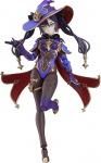 Figma Genshin Impact Mona Veealune N&auml;gemus ABS PVC PET V&auml;rvitud Liigutatav Kuju M06795 Versioon. M&otilde;&otilde;tkavav&auml;line & &