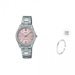 CASIO Naiste Roosa Kell LTP-V005D-4B2- Silver/Pink Dial
