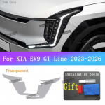 KIA EV9 GT Line Autode V&auml;lispeegli Esitulede Valge Matt Kilet&uuml;kk Esitulede TPU L&auml;bipaistev Kaitsekleebis Tarvikud puhas