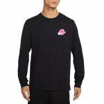 Nike Essentials Tr&uuml;kitud Pikkade Varrukatega &Uuml;hev&auml;rviline T-s&auml;rk Meeste pealisr&otilde;ivad IH4130-010 S