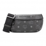 MCM Logo Nahast V&ouml;&ouml;kotid Tavaline Meeste kotid Must MYZ9AVI33BK001 Basic Set (Bag+Dust Bag)