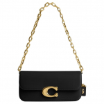 Coach Idol 23 Minimalistlik Magnetpandlaga Kett Nahast K&auml;eshoitav Crossbody &Otilde;lakott Keskmine Naiste kotid Must CP120-B4BK Basic Set (Bag+Dust Bag)