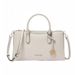 Michael Kors Arden Commuter Crossbody Nahast Totes Kott Keskmine Naiste k&auml;ekotid Kreemjas 35S6G4XS2L-289 Basic Set (Bag+Dust Bag)