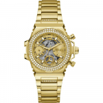 GUESS Fusion Kuldne Roostevabast Terasest Naiste Kvartsikell GW0552L2 kuld