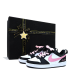 Nike Court Borough Skateboard Shoes Women's Low top Purple, Black bq5448-115(Team271-) 39 black