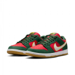 Nike SB Dunk Low PRM Seattle Supersonics Fire Red FZ1287-300 Meeste suurus 36