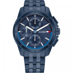 Tommy Hilfiger Walker Sinine Roostevabast Terasest K&auml;ev&otilde;ru Meeste Kvartsikell 1710622 sinine