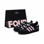 Adidas Originals Superstar 2 Kulumiskindlad Madalad Lumelaua Kingad Naiste Must Roosa JI0079(Team1371-SBOX) 36