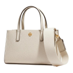 Tory Burch Logo Reguleeritav Eemaldatav &Otilde;larihmaga Kandekott Kivist Tekstuuriga Nahast V&auml;ike Naiste Kandekott Uus-Ivory 160637-104 Shopping Bag Set(Basic Set+Shopping Bag)
