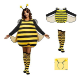 2025 Euroopa Halloweeni lepatriinu Cosplay Kost&uuml;&uuml;m T&auml;iskasvanutele ja Lastele One Size yellow