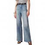 Naiste teksad Suures suuruses pestud sirged venivad &uuml;hev&auml;rvilised lahtised laiad jalad k&otilde;rge v&ouml;&ouml;kohaga vabaaja mitme taskuga n&ouml;&ouml;biga Dekoor T&auml;navar&otilde;ivad teksap&uuml;ksid XL