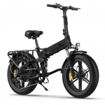 ENGWE Engine X Kokkupandav Elektrijalgratas &ndash; 250W Mootor, 120KM S&otilde;iduulatus, 20x4.0 Laiad Rehvid ja Shimano 7-k&auml;iguline K&auml;iguvahetus Linnas&otilde;iduks ja Maastikus&otilde;iduks must