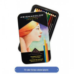 Prismacolor V&auml;rvilised Pliiatsid Komplekt - 12, 24 v&otilde;i 48 V&auml;rvi Rauast Karbis, T&auml;iesti Uus 4B