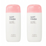 MISSHA All Around Safe Block Soft Finish P&auml;ikesepiim SPF50+ PA+++ 70ml x2 &ndash; Kerge Rasueraldust Kontrolliv Matistav P&auml;ikesekaitsekreemi Komplekt
