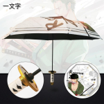 T&auml;iuslik &Uuml;ks T&uuml;kk Zoro Demoni Tapja Katana Vihmavari P&auml;ikesekaitse Kokkupandav P&auml;ikesevari Anime Tanjirou Kimetsu No Yaiba Samurai Katana M&otilde;&otilde;k Vihmavarjud black
