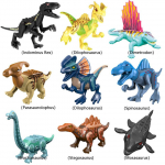 9 tk Jurassic World Parki dinosaurusest ehitusklotside figuurid Laste m&auml;nguasjad Kingituskomplekt