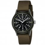 Timex Unisex k&auml;ekell TW2P88400 Must sihver [TIMEX] roheline