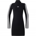Adidas Originals Premium Kootud K&otilde;rge Kraega Pikkade Varrukatega Spordikleit Naiste Kleit Must JI7056 S
