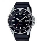 Casio STANDARD seeria GENERAL seeria 200 meetrit veekindel kvartsliikumine vaikriba Jaapani ja Korea kell meeste kell must sihverplaat MDV-107-1A1JF must