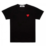 CDG Play Tavaline T-s&auml;rk Unisex Must AX-T108-051-051 S