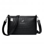Moodne Keskikka J&auml;&auml;nud Daami Crossbody &Uuml;he &Otilde;la Kott, Retro ja Lihtne, Retro Stiilis Kott must