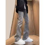 Ameerika stiilis pesemisp&uuml;ksid Meeste Suvised Uued P&uuml;ksid Haze Grey Slim Fit Sirged P&uuml;ksid L black