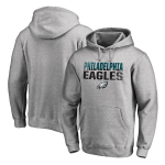 Kohandatav meeste Euroopa/Ameerika suuruses spordihoodie - NFL Eagles jalgpalli disain Large gray