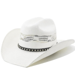 K&auml;sitsi kootud punutud Fedora m&uuml;ts - Hingav L&auml;&auml;ne-Cowboy ja Inglise stiilis suvem&uuml;ts meestele, lindiga kaunistatud M 56-58cm valge