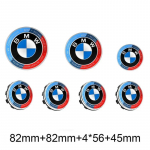 7 tk Autokatte Esiosa Tagumine Pagasiruumi Embleem M&auml;rk BMW 50. Aastap&auml;eva V&auml;ljaandele E36 E46 E53 E90 E60 E93 E87 G01 G20 X3 X5 F30 F20