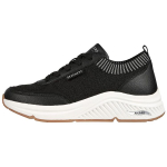Skechers Arch Fit: S-Miles - Walk On &Uuml;marotsalised Paelkinnitusega Spordijalatsid Madalad Vabaajajalatsid Naiste tossud Must Valge 155565-BLK 35