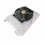 Universaalne radiaatori jahutusventilaatori komplekt Alumiiniumist kondensaatori komplekt 14'' x 18'' Vintage autole Veoautole Pikapile AC kliimaseadmele Suction fan 12V